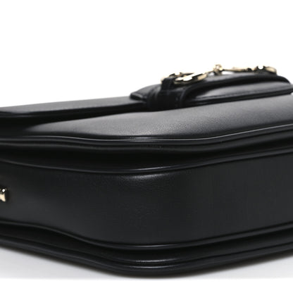 Gucci Ciny Lux Calfskin Horsebit 1955 Soft Small Shoulder Bag Black 9 of 10