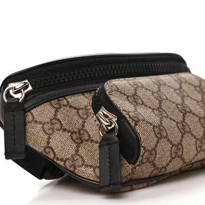 Gucci GG Supreme Monogram Belt Bag Black 7 of 8