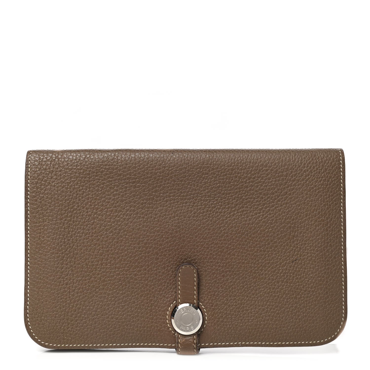 Hermes Togo Dogon Duo Wallet Etoupe 1 of 12