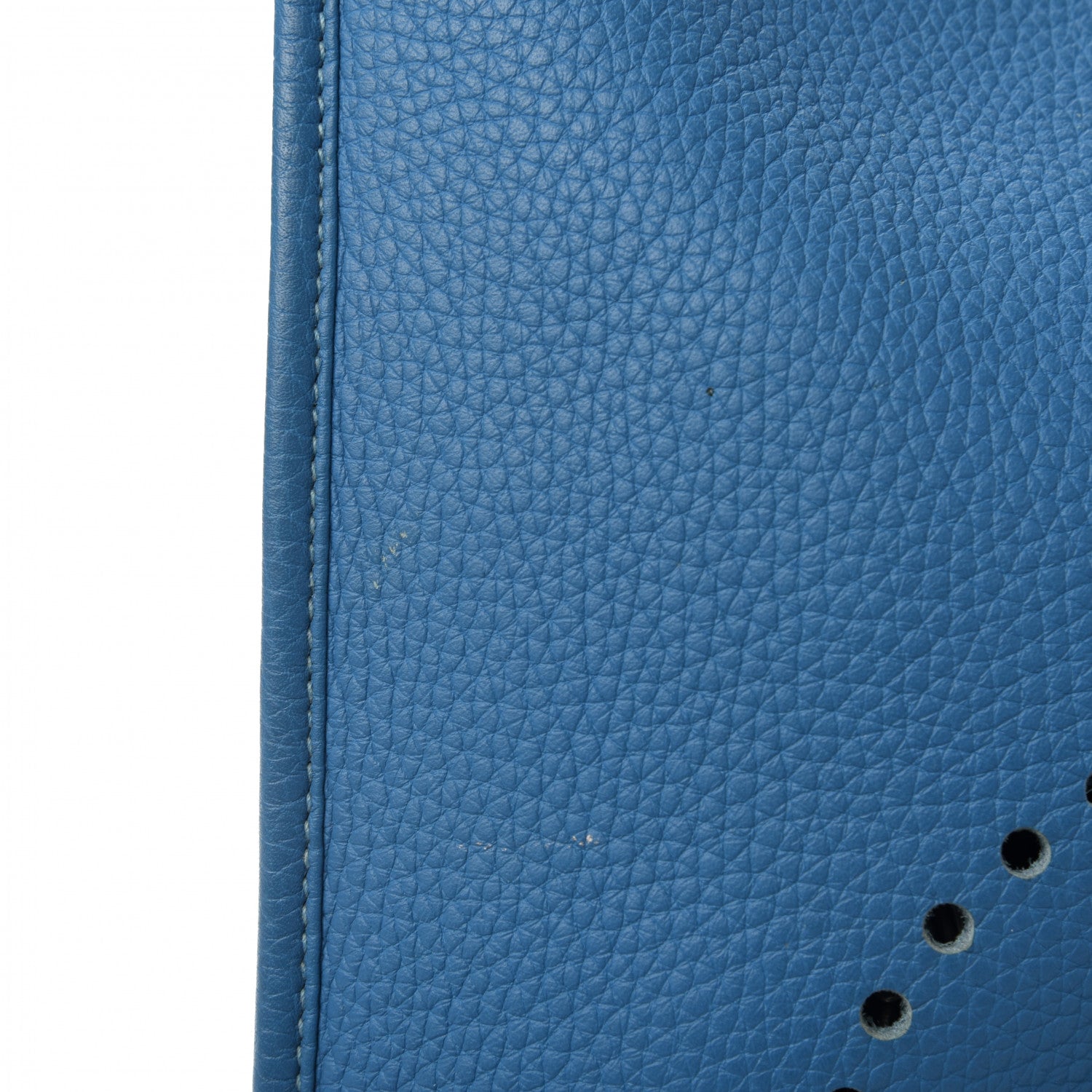 Hermes Taurillon Clemence Amazone Evelyne III GM Mykonos White 13 of 14