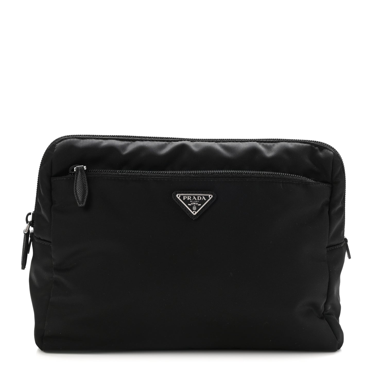 Nylon Vela Cosmetic Pouch Black
