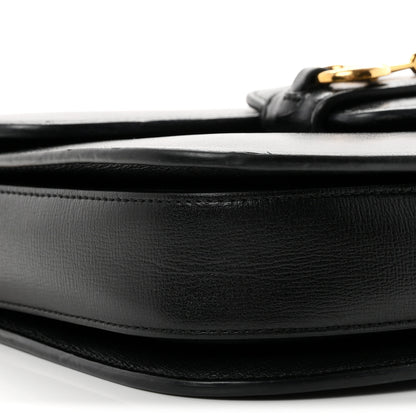 Gucci Azalea Calfskin Horsebit 1955 Shoulder Bag Black 9 of 10