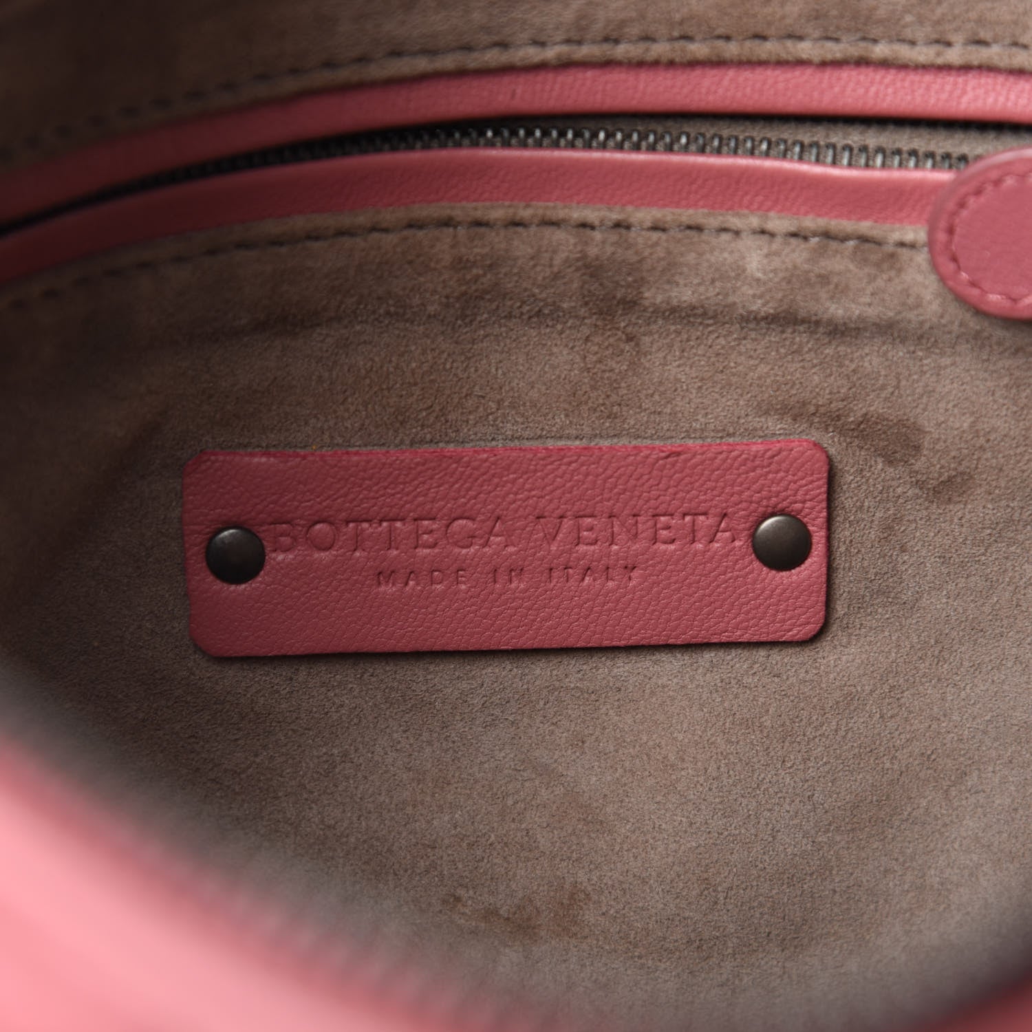 Bottega Veneta Nappa Intrecciato Nodini Crossbody Messenger Rose Pink 9 of 12