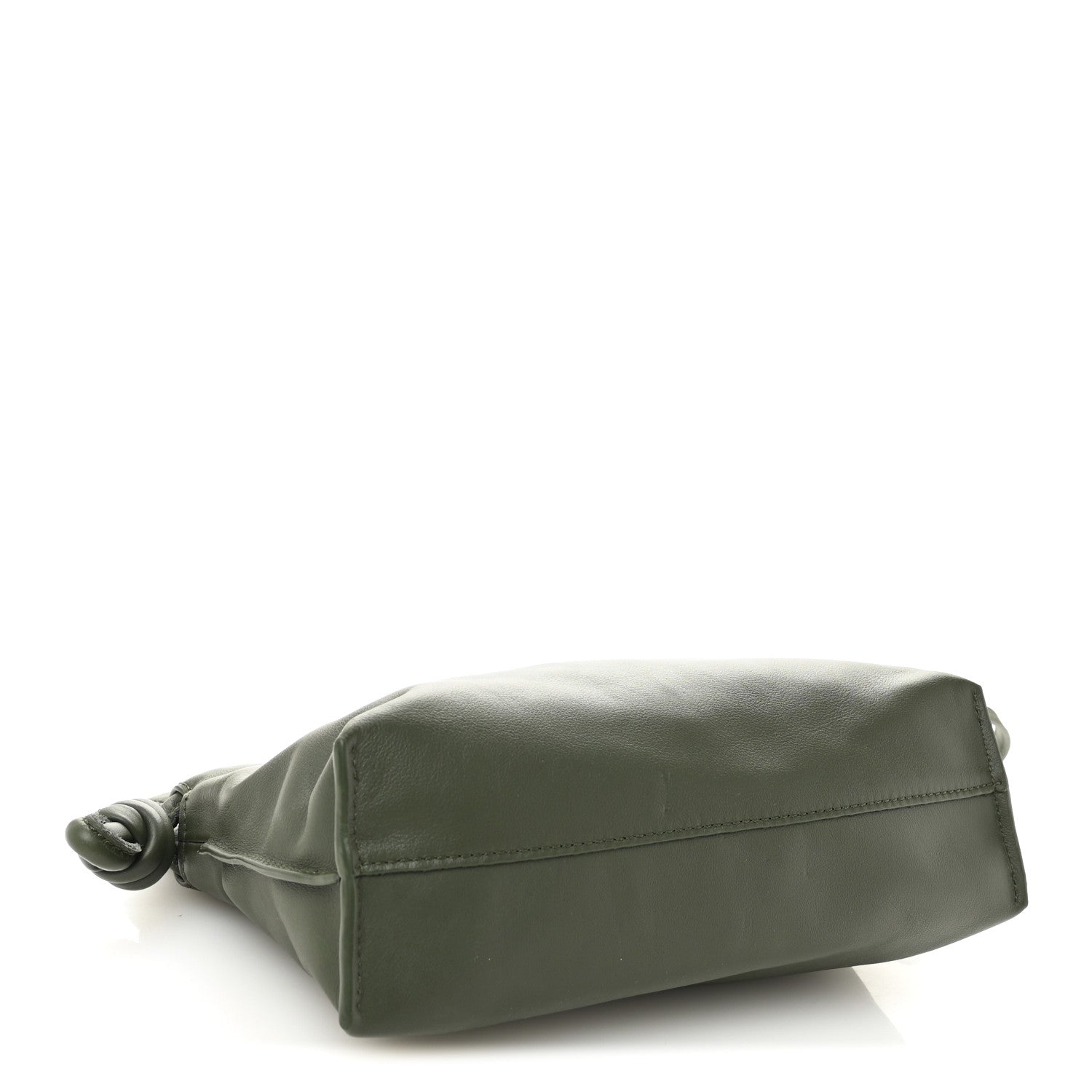 Loewe X SUNA FUJITA Nappa Panda Mini Flamenco Knot Clutch Bottle Green 4 of 12