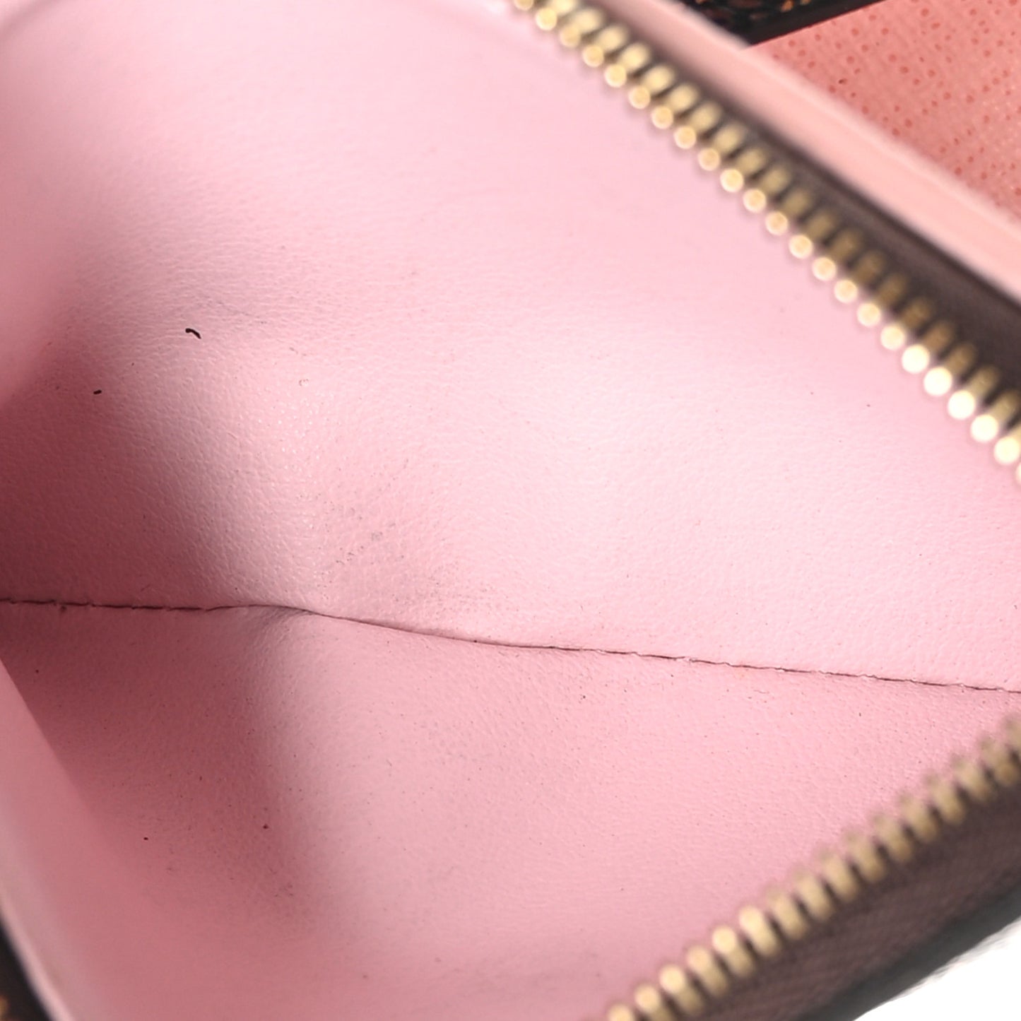 Damier Ebene Victorine Wallet Rose Ballerine