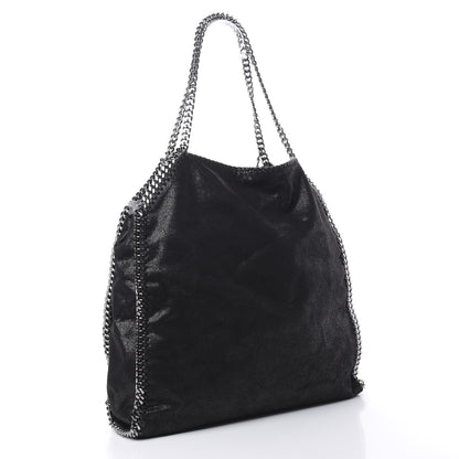 Stella McCartney Shaggy Deer Big Falabella Tote Black 3 of 10