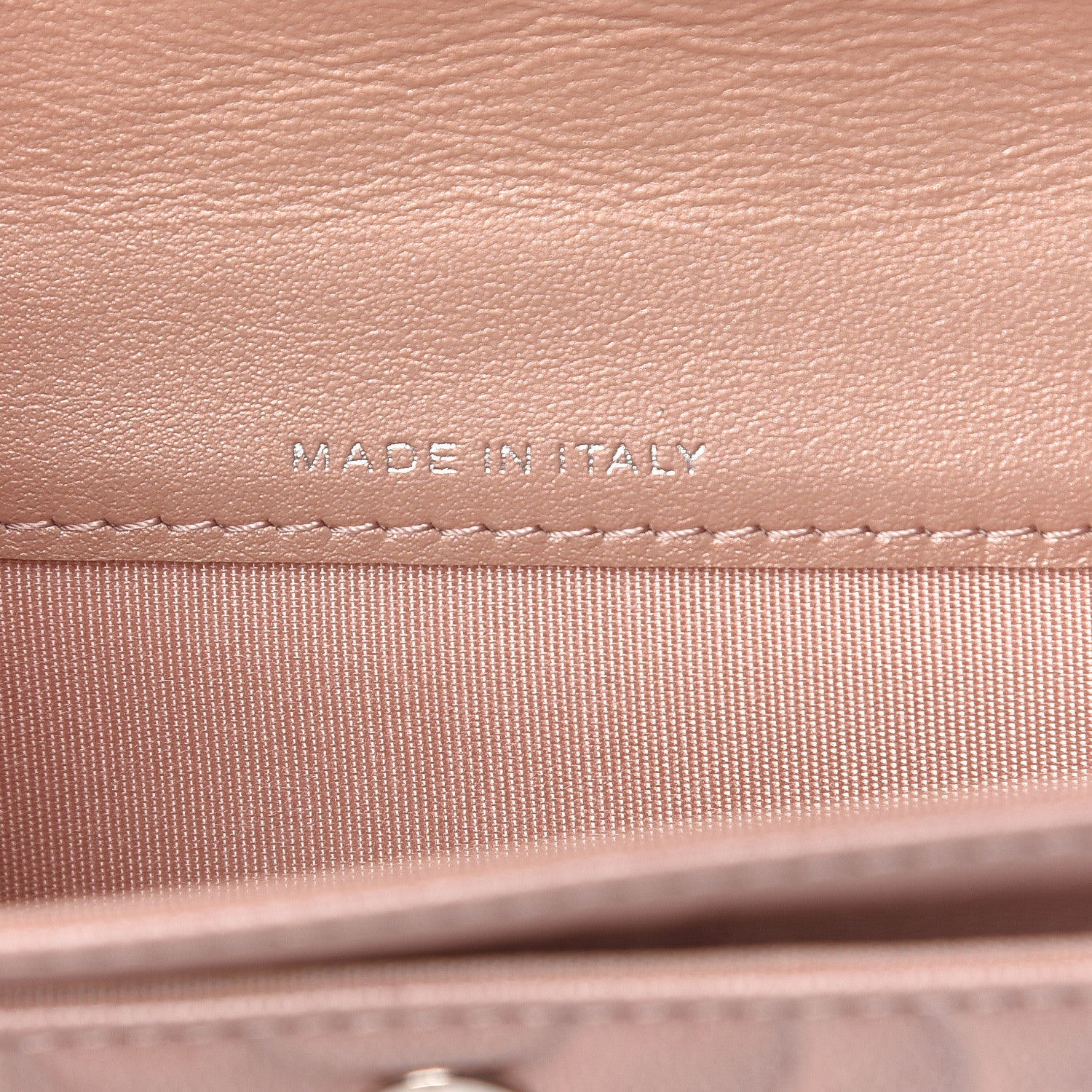 Chanel Goatskin Camellia Embossed Card Holder Wallet Light Pink 7 of 9