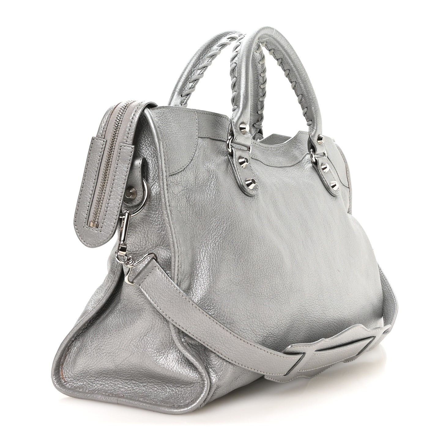 Chevre Classic Silver Hardware City Silver