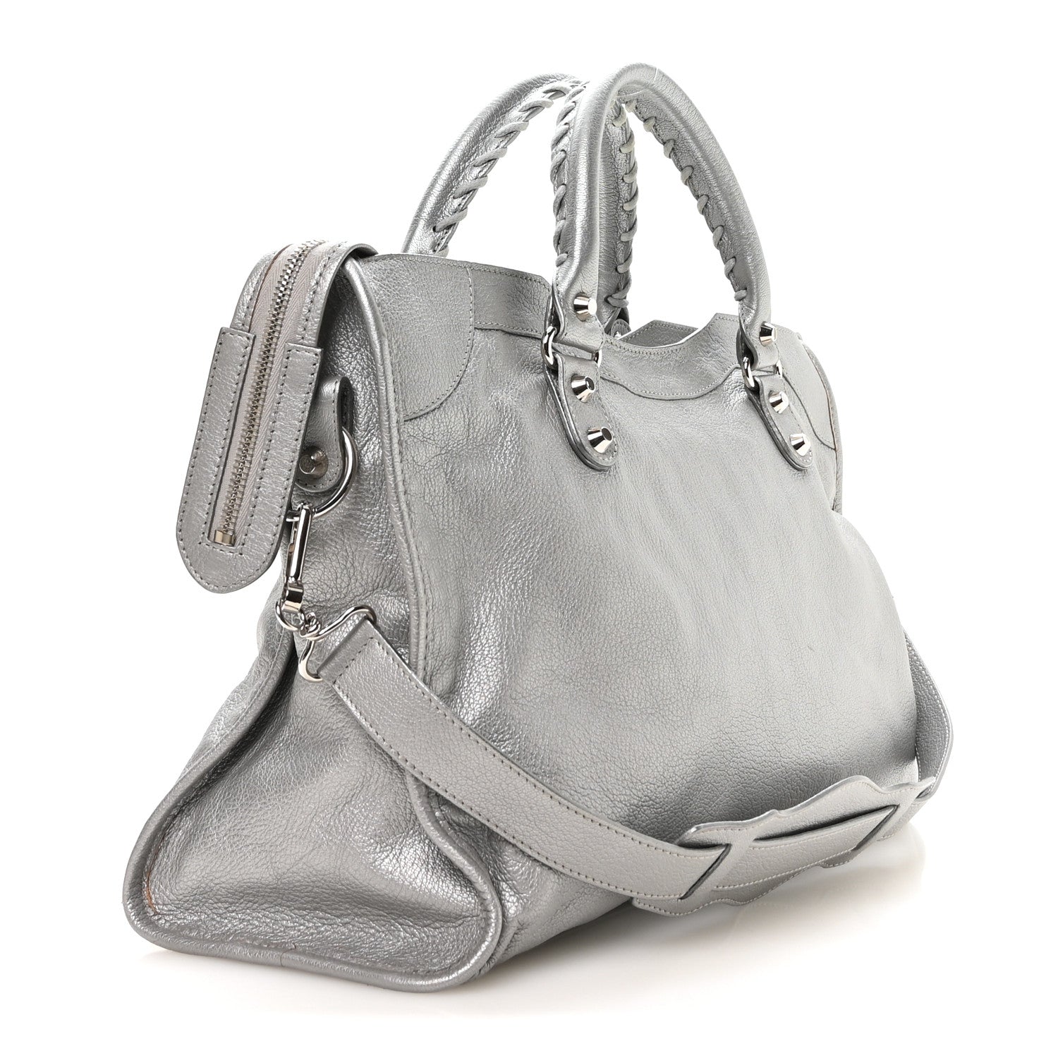 Balenciaga Chevre Classic Silver Hardware City Silver 4 of 11