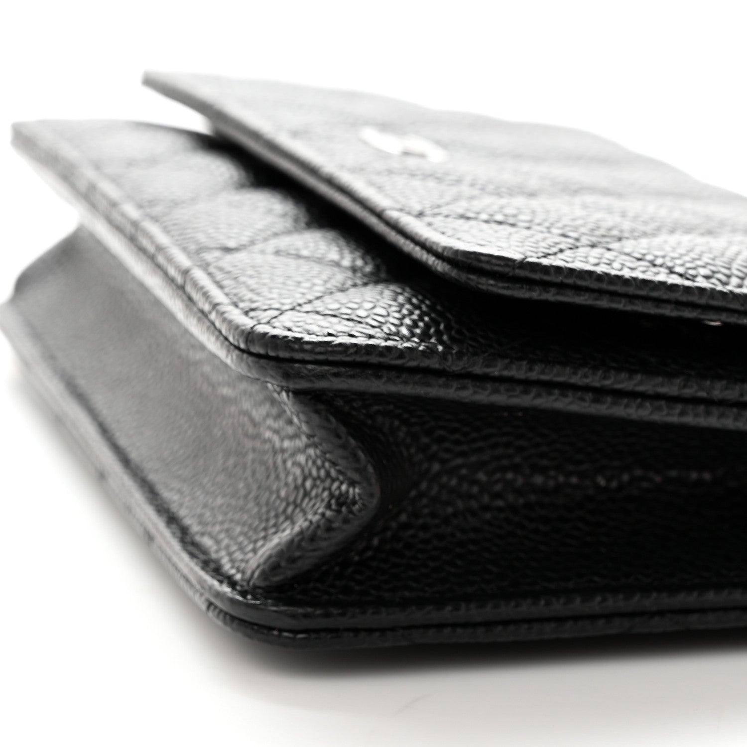 Chanel Caviar Quilted Wallet on Chain WOC Black 9 of 13