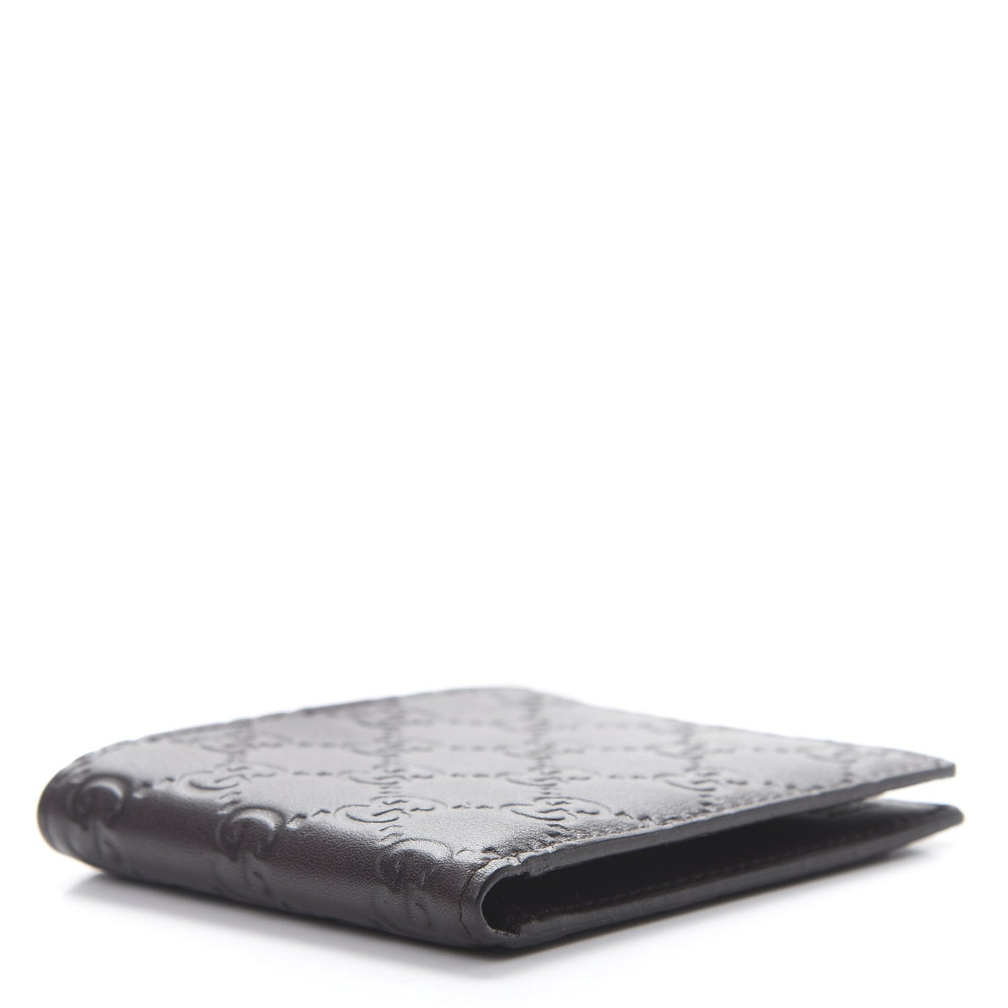 Guccissima Avel Bi-Fold Wallet Chocolate