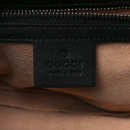Gucci Calfskin Web Medium Dionysus Tote Bag Black 6 of 9