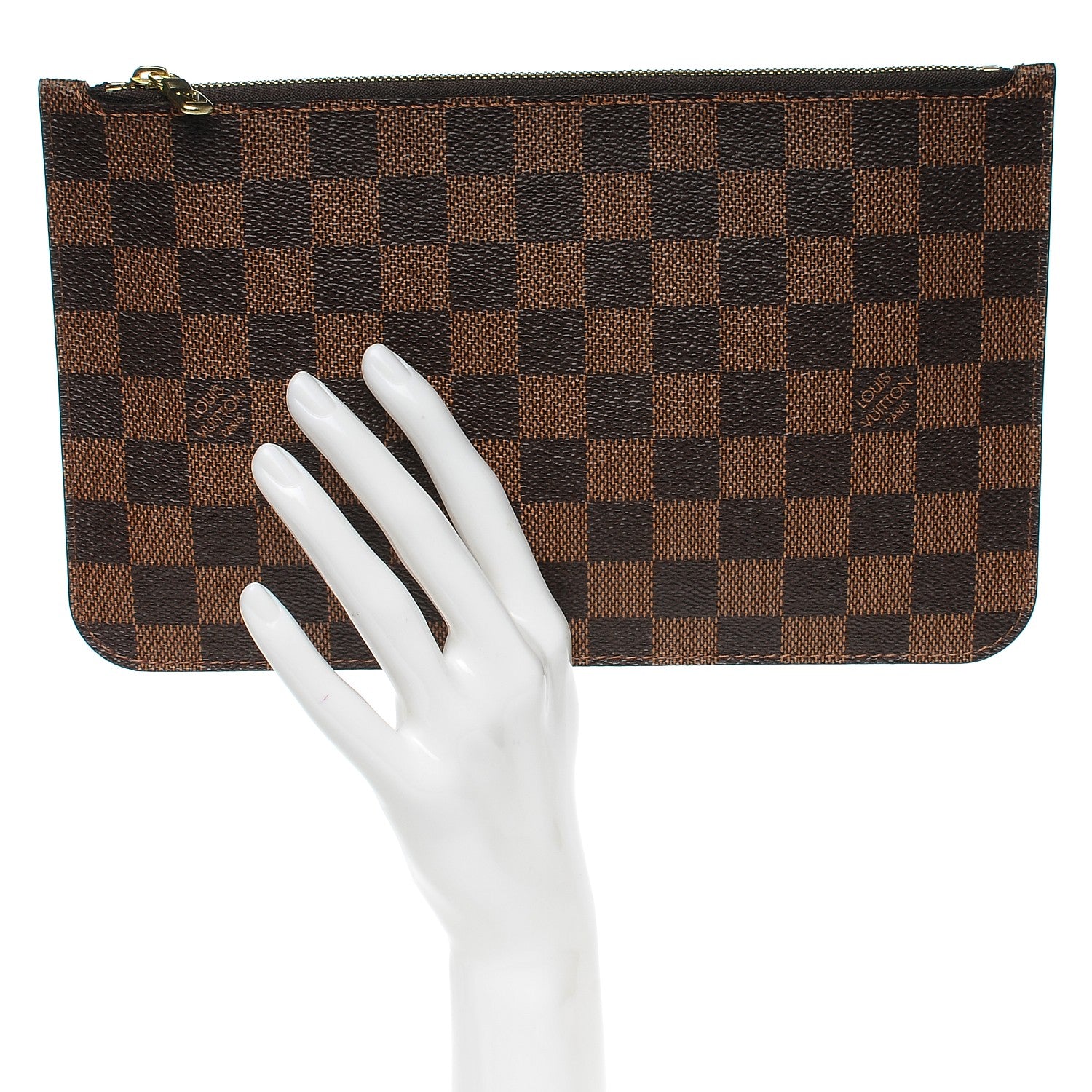 Louis Vuitton Damier Ebene Neverfull MM GM Pochette 2 of 7