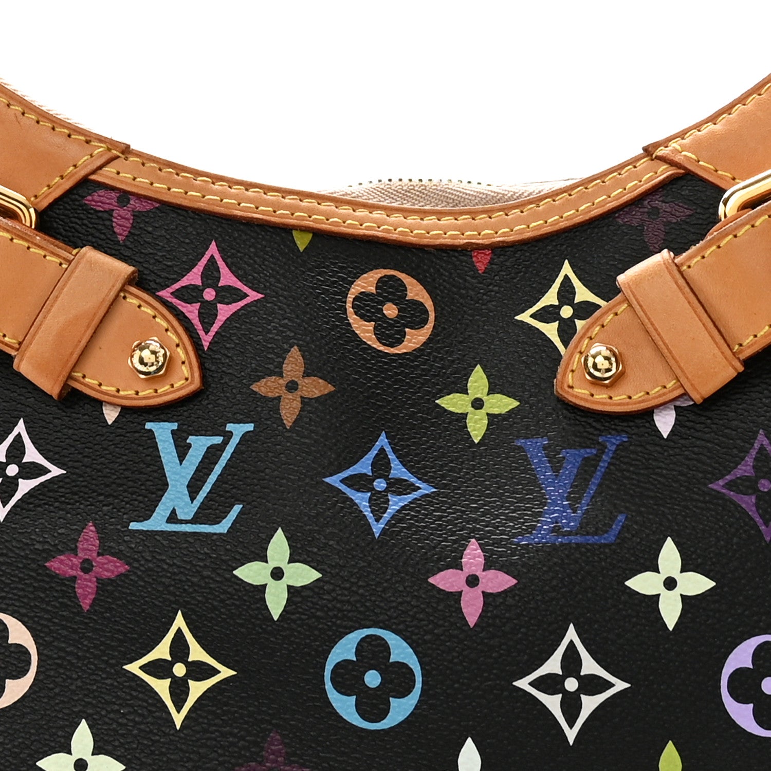 Louis Vuitton Monogram Multicolor Greta Black 7 of 9