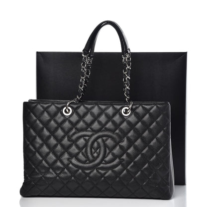 Chanel Caviar Quilted XL Grand Shopping Tote GST Black 20 of 20
