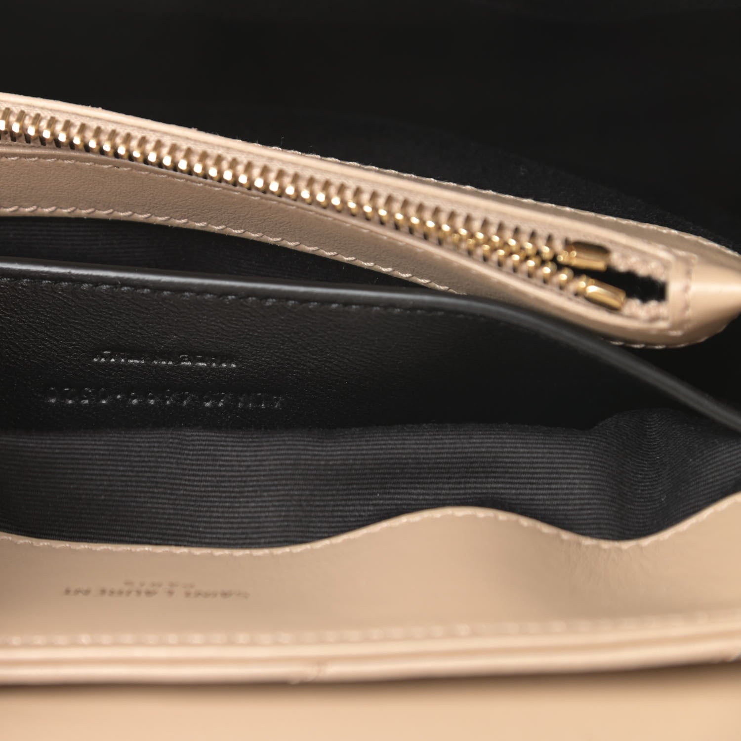Saint Laurent Calfskin Y Quilted Monogram Small Loulou Chain Satchel Dark Beige 7 of 10