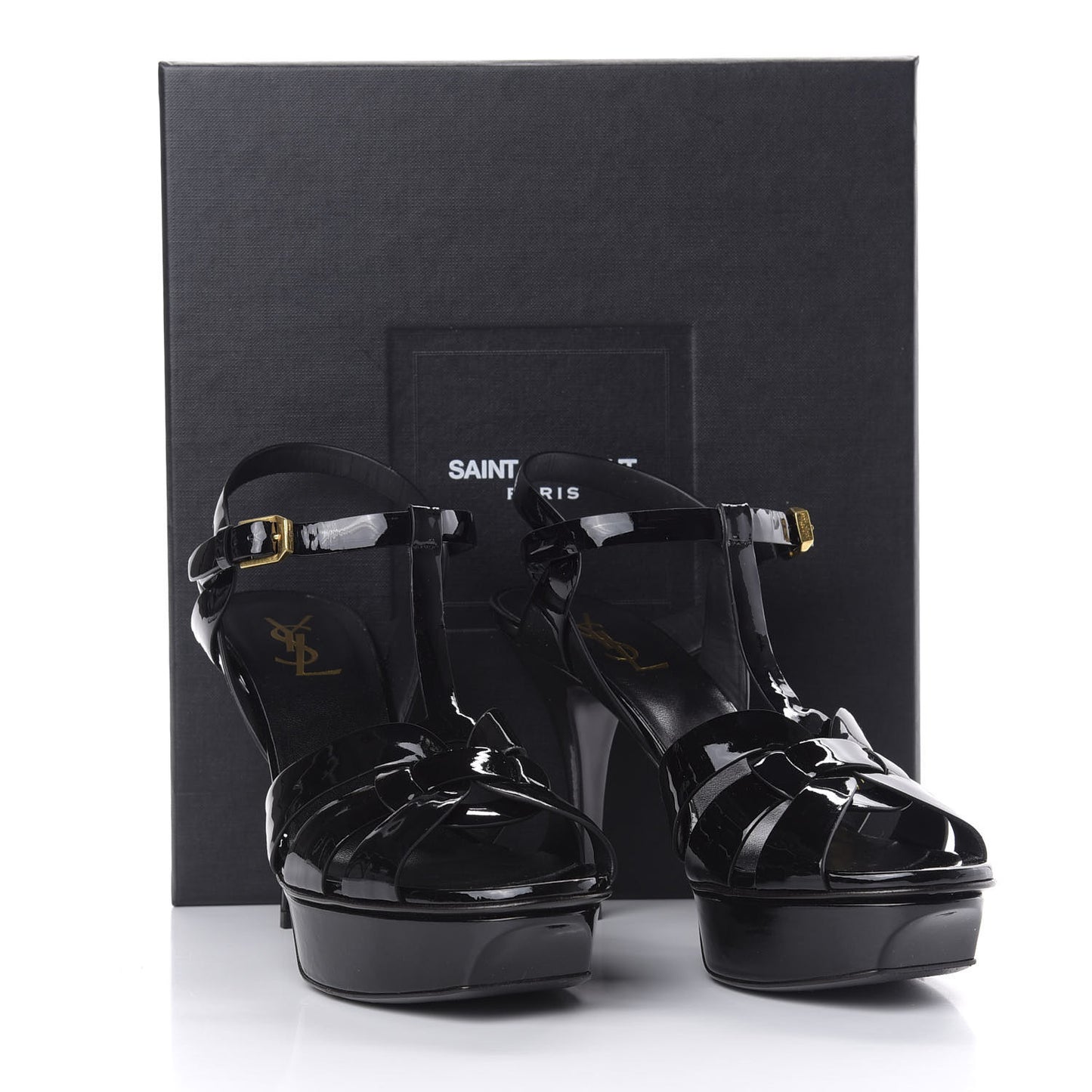 Patent Tribute 75 Platform Sandals 39 Black