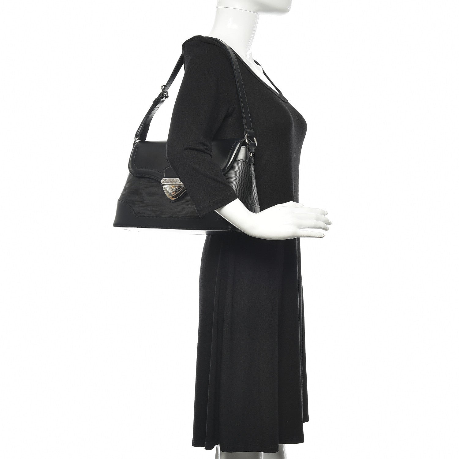 Louis Vuitton Epi Bagatelle PM Black 2 of 9