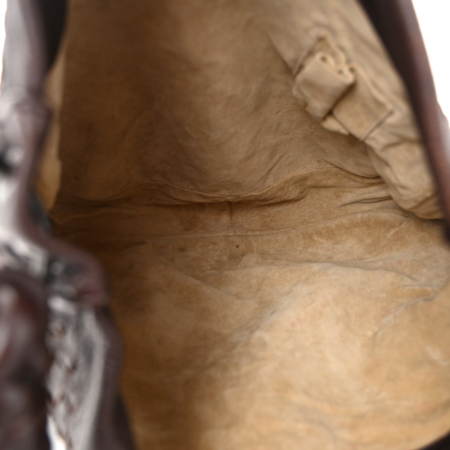 Cervo Intrecciato Shoulder Bag Ebano