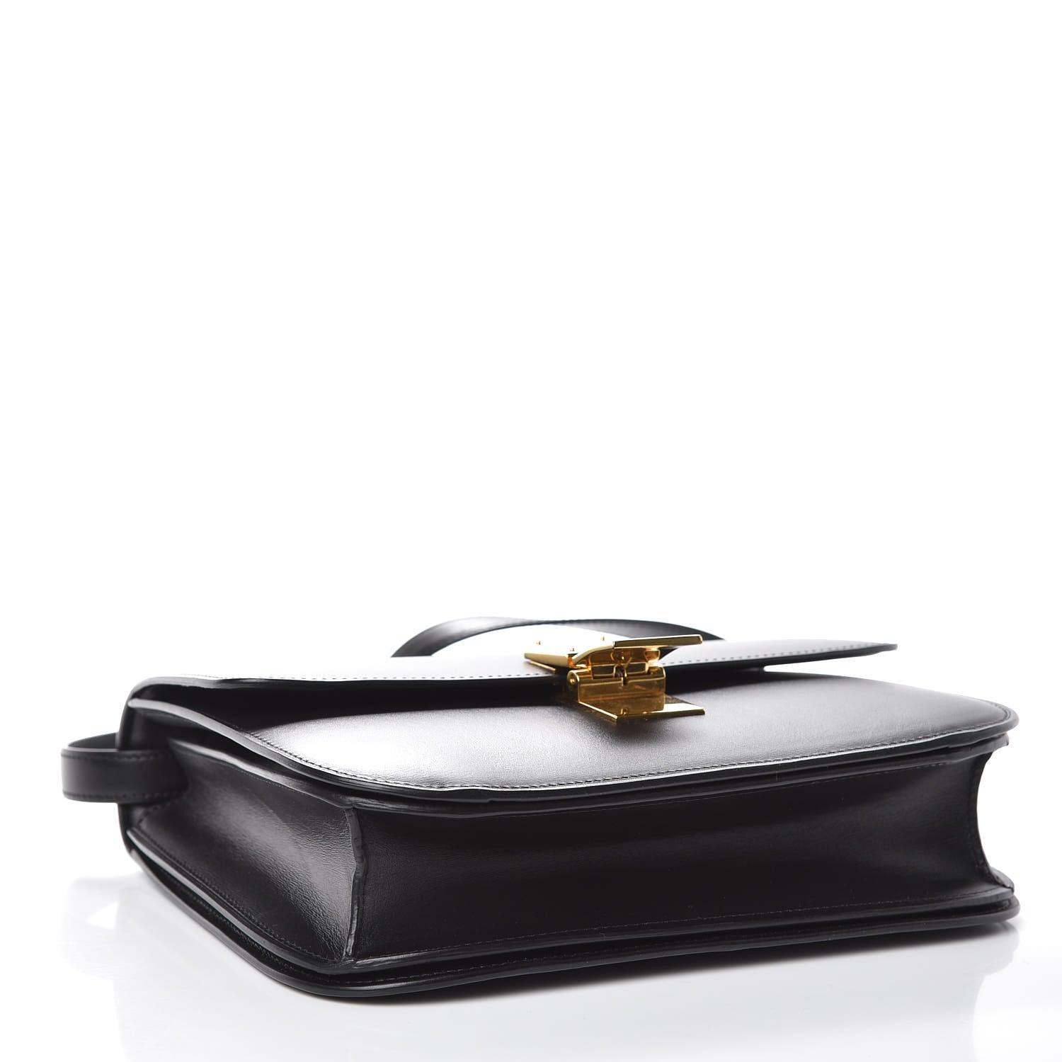 Celine Box Calfskin Medium Classic Box Flap Bag Black 4 of 8