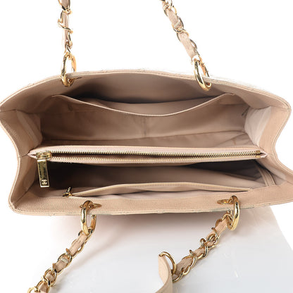 Chanel Caviar Quilted Grand Shopping Tote GST Beige Clair 5 of 15