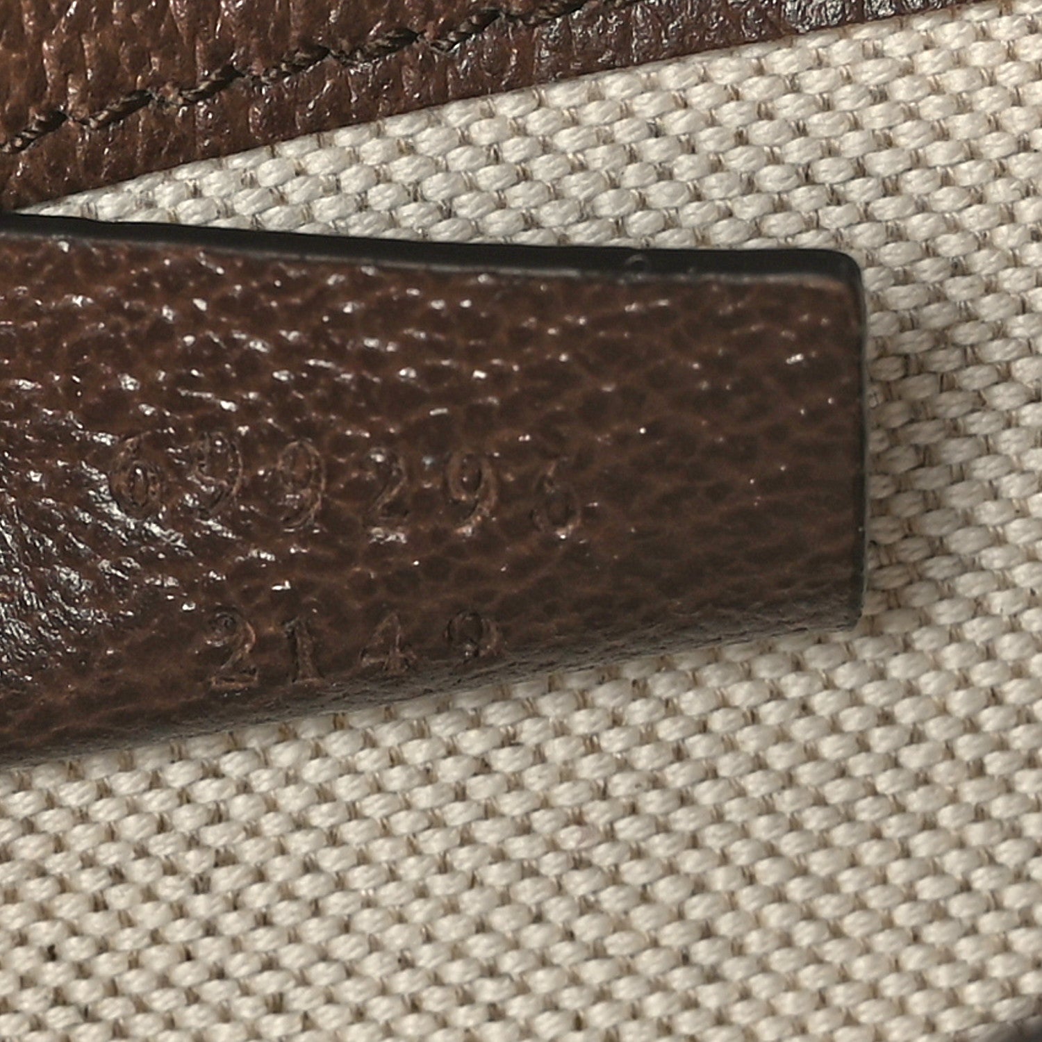 Gucci Monogram Jumbo GG Textured Dollar Calfskin Mini Horsebit 1955 Shoulder Bag Camel Ebony New Acero 6 of 9