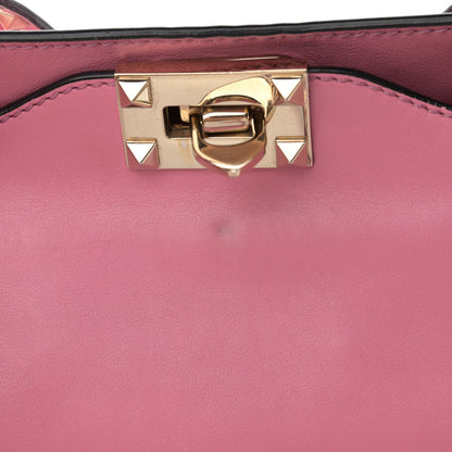 Valentino Garavani Vitello Small Rockstud Tote Ninphea 16 of 20