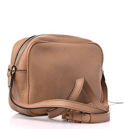 Gucci Pebbled Calfskin Small Soho Disco Bag Camelia 3 of 17