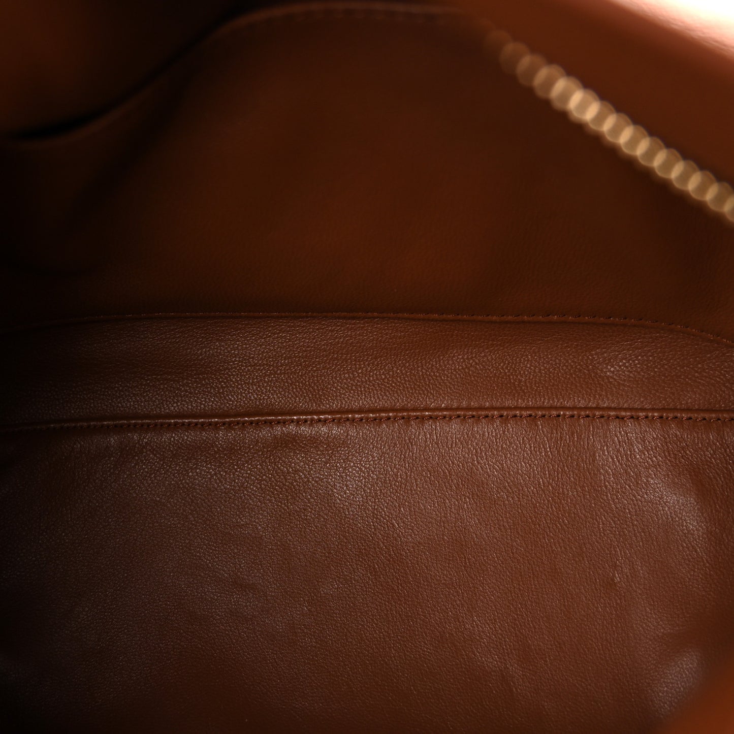 Nappa Lambskin Small Featherlight Puzzle Bag Pecan