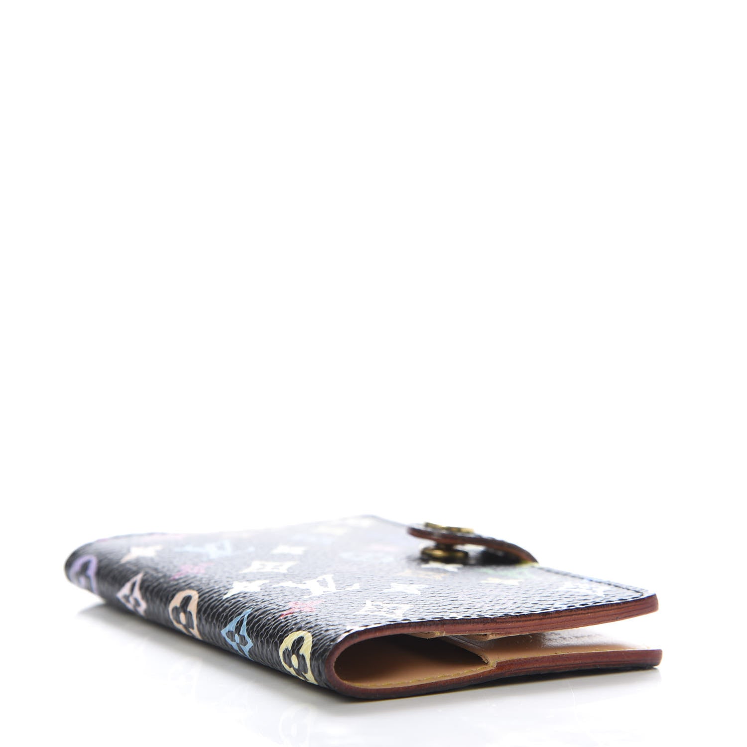Louis Vuitton Monogram Multicolor Carnet de Bal Mini Agenda Cover Black 4 of 6