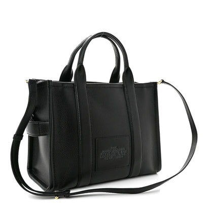 Marc Jacobs Grained Calfskin Medium The Tote Bag Black 2 of 10