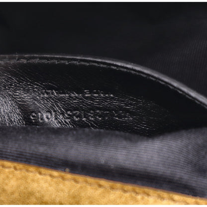 Saint Laurent Suede Tri-Quilt Monogram Medium College Bag Ochre 7 of 10