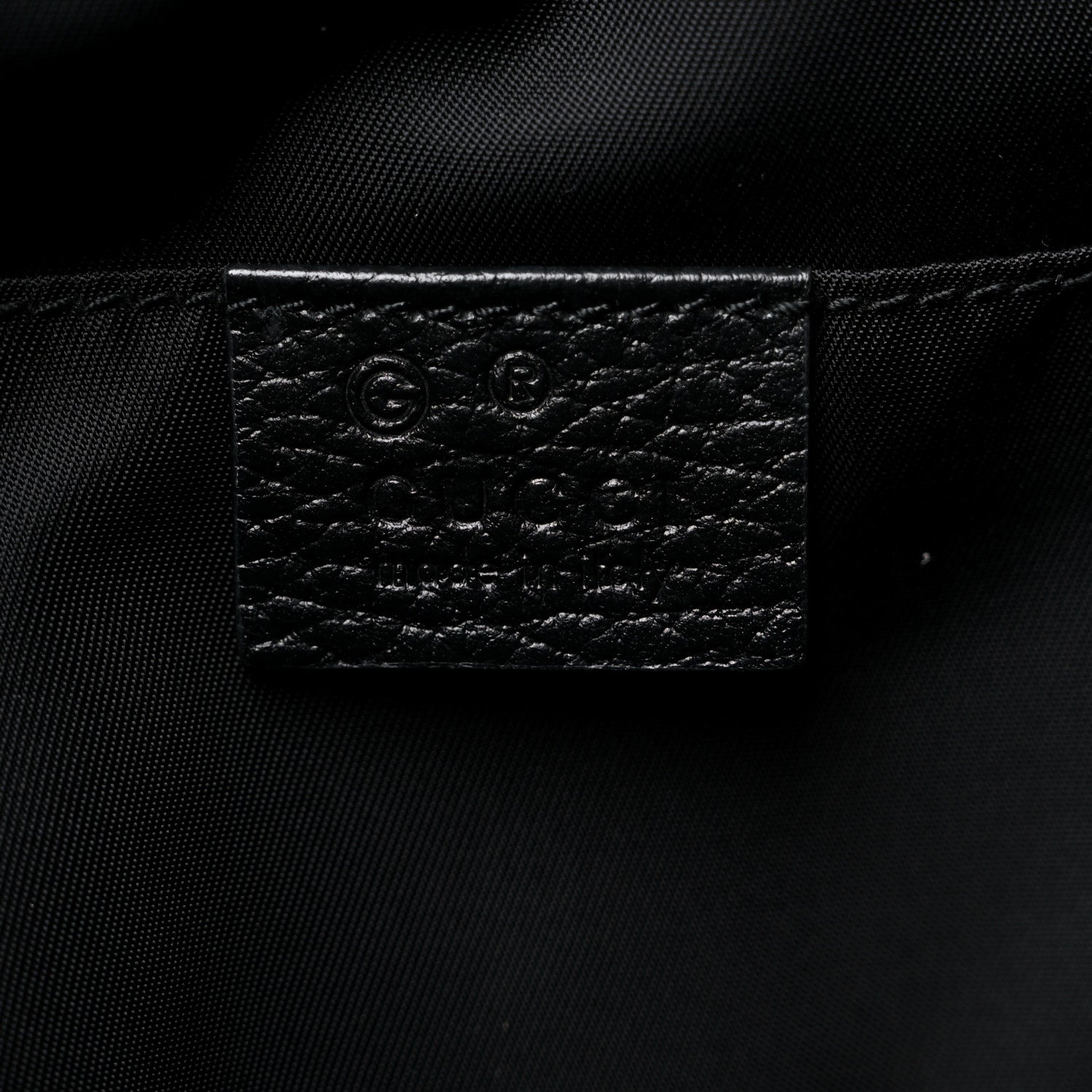 Gucci Nylon Monogram Medium Light Single Buckle Backpack Black 6 of 10