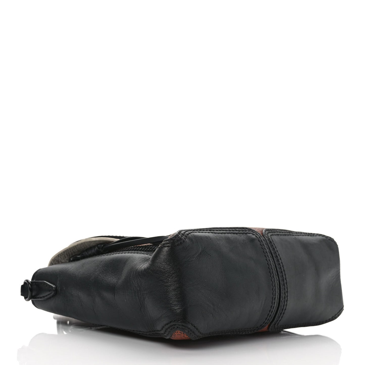 Textured Calfskin Mini Colorblock Pashli Satchel Copper