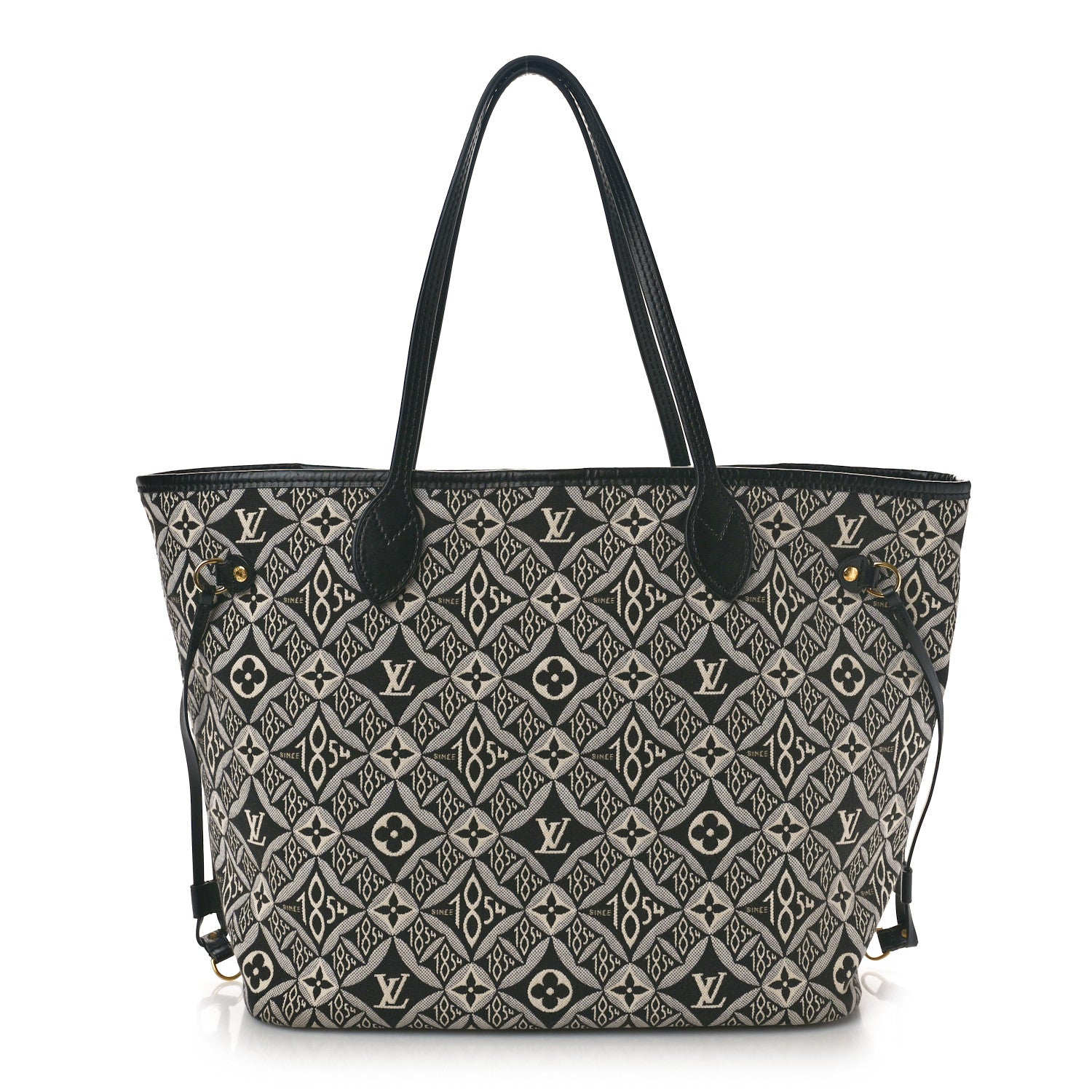 Louis Vuitton Jacquard Since 1854 Neverfull MM Grey 1 of 10