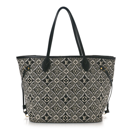 Louis Vuitton Jacquard Since 1854 Neverfull MM Grey 1 of 10