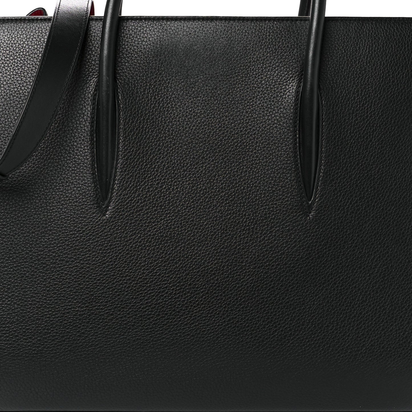 Calfskin Patent Studded Large Paloma Black