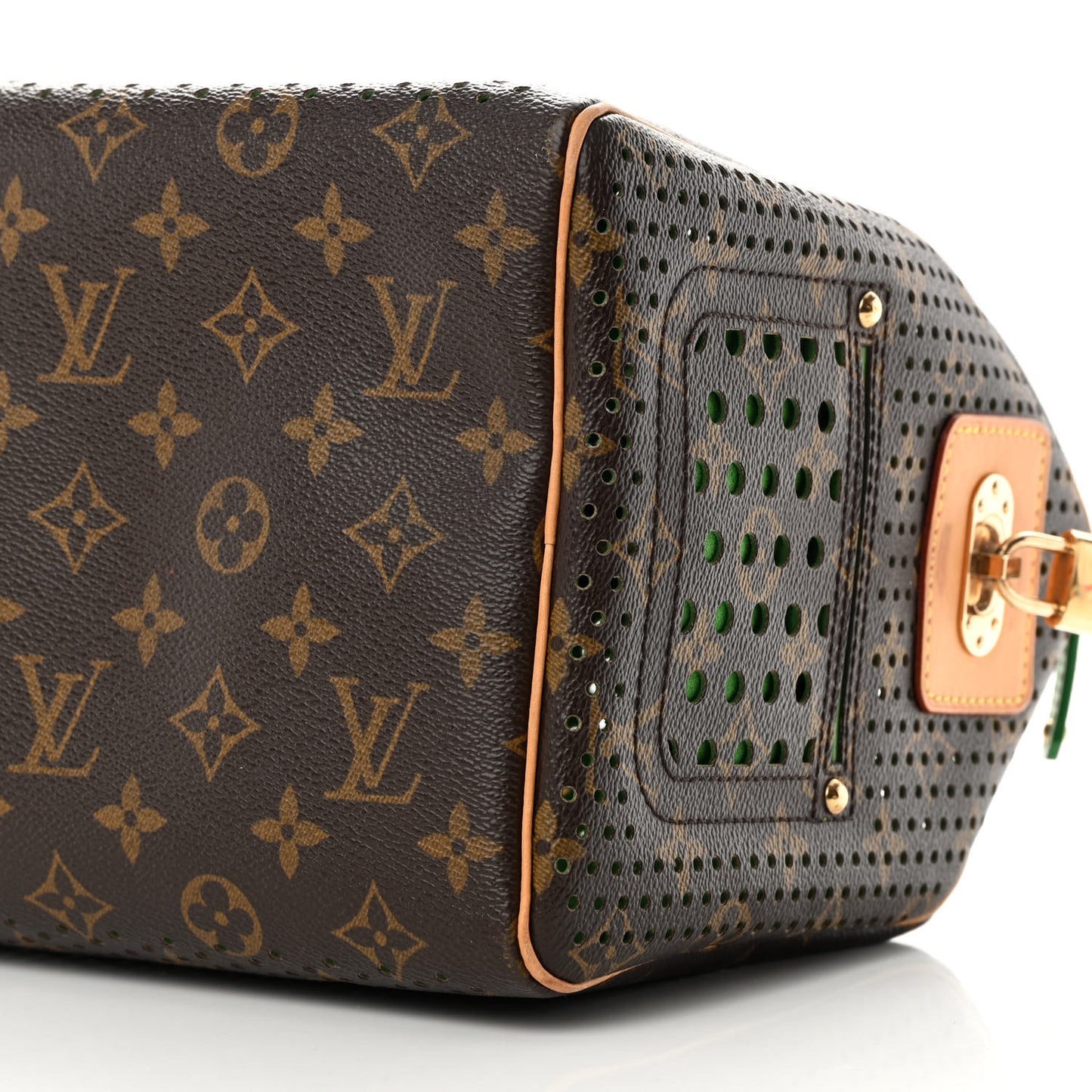 Monogram Perforated Speedy 30 Green