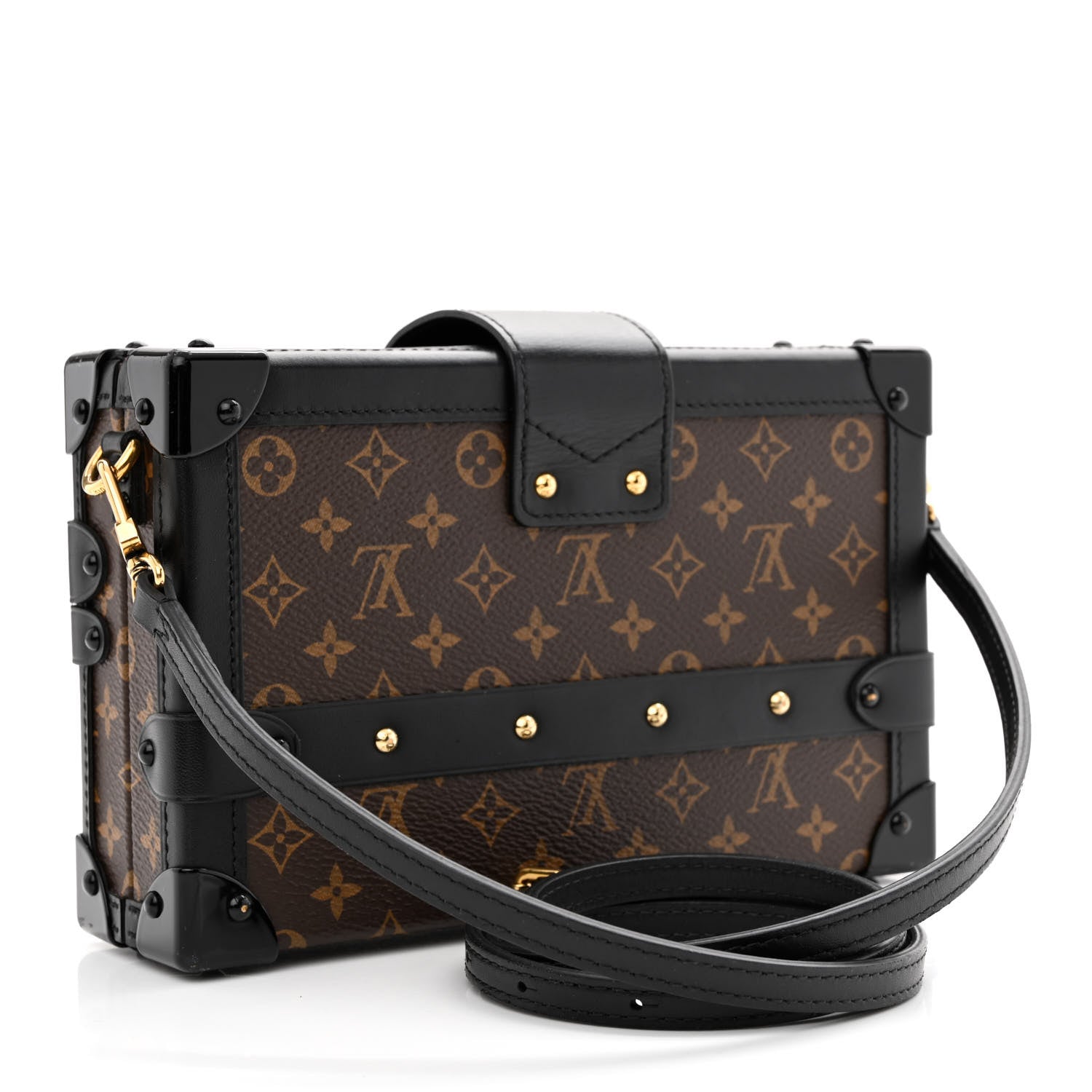 Louis Vuitton Monogram Petite Malle Black 3 of 11