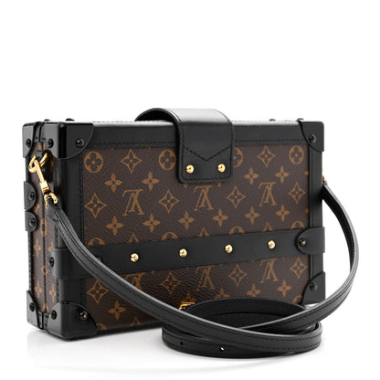 Louis Vuitton Monogram Petite Malle Black 3 of 11