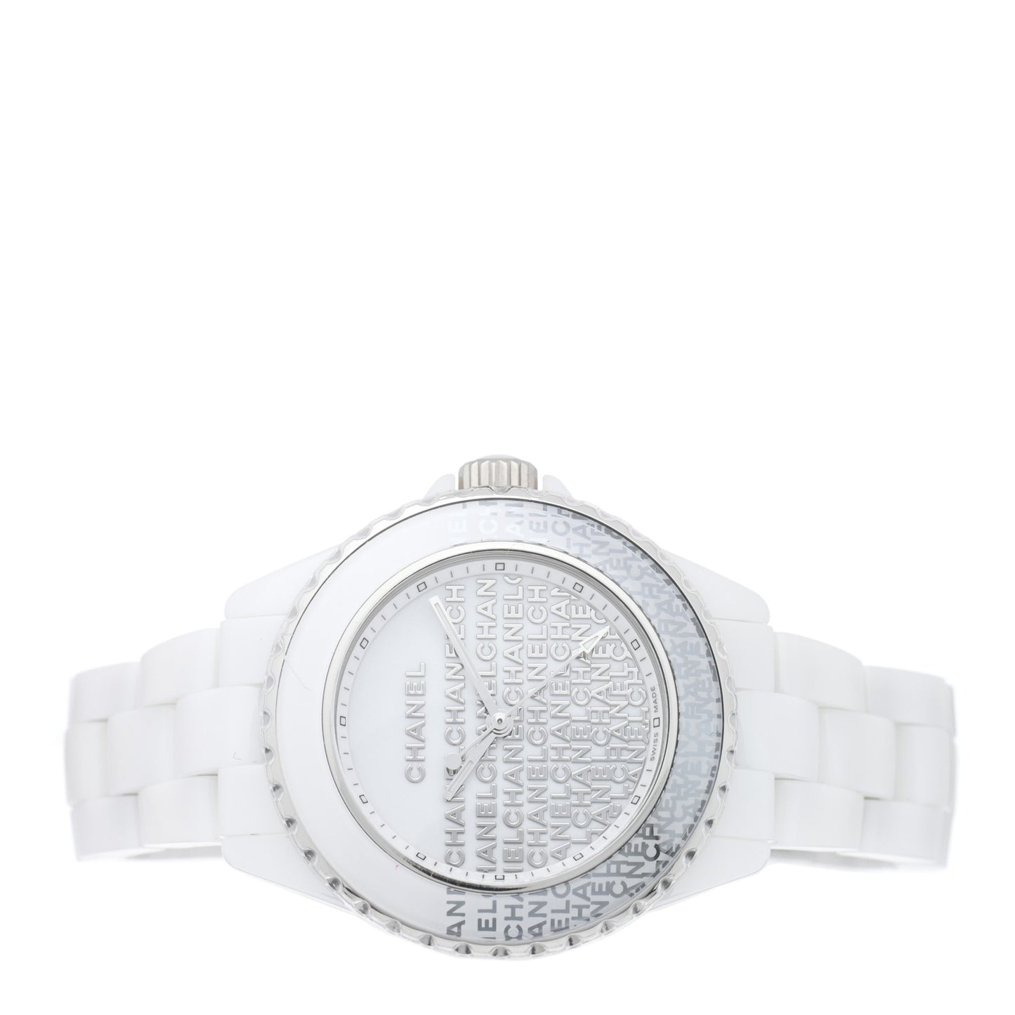 Stainless Steel Ceramic 33mm J12 Wanted de Chanel Limited Edition Automatic Watch White