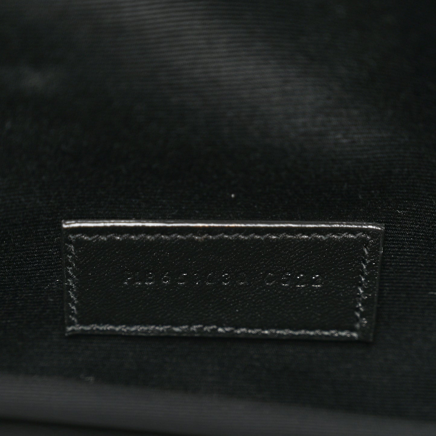 Grain De Poudre Textured Mixed Matelasse Triquilt Monogram Clutch Black