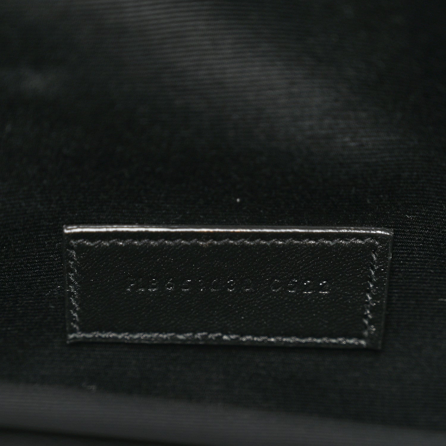 Saint Laurent Grain De Poudre Textured Mixed Matelasse Triquilt Monogram Clutch Black 7 of 7