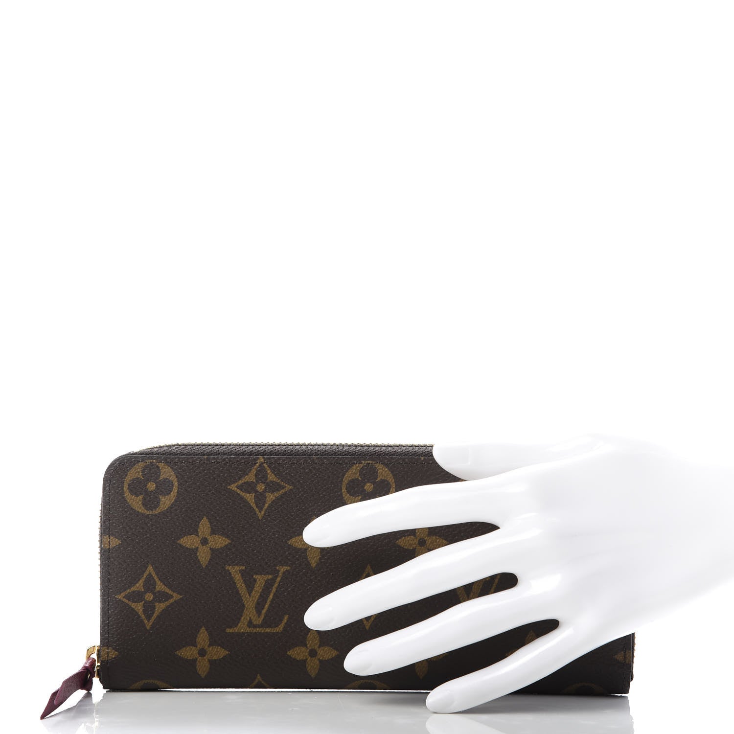 Louis Vuitton Monogram Clemence Wallet Fuchsia 2 of 9