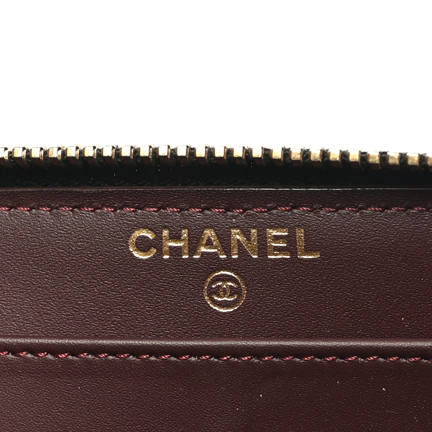 Caviar Quilted Large Gusset Zip Around Wallet Black