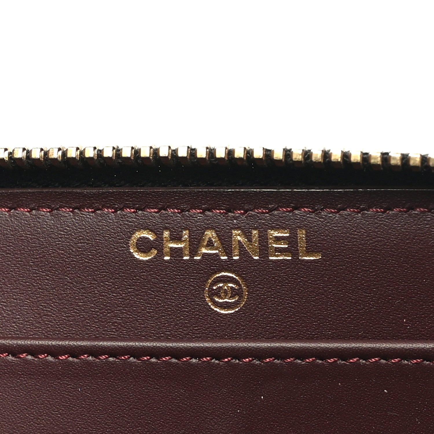 Chanel Caviar Quilted Large Gusset Zip Around Wallet Black 6 of 9