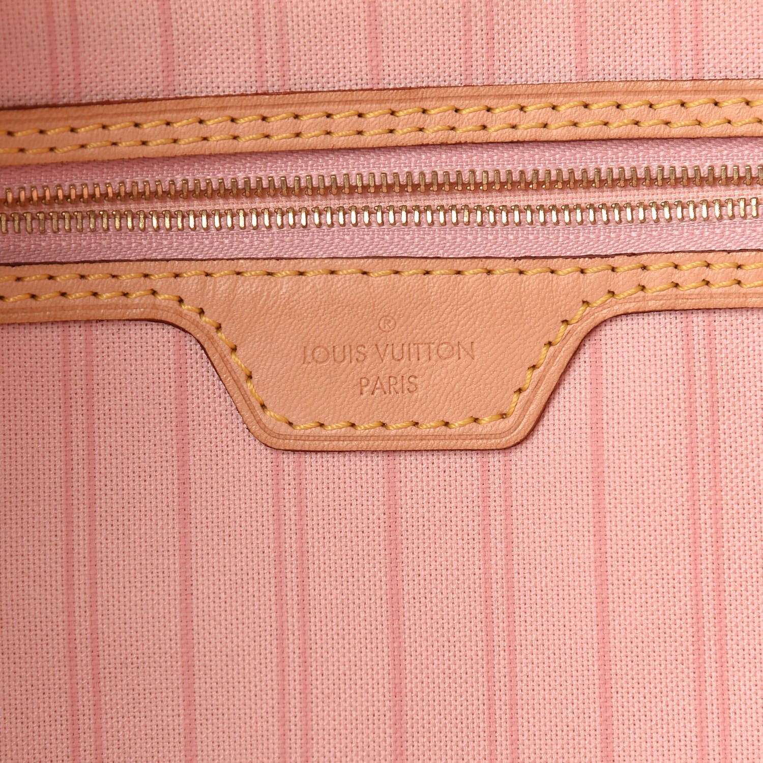 Louis Vuitton Damier Azur Delightful MM Rose Ballerine 7 of 15