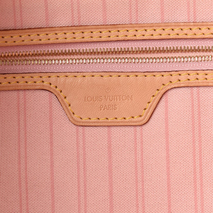 Louis Vuitton Damier Azur Delightful MM Rose Ballerine 7 of 15