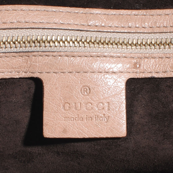 Ostrich Signoria Medium Tote Nude