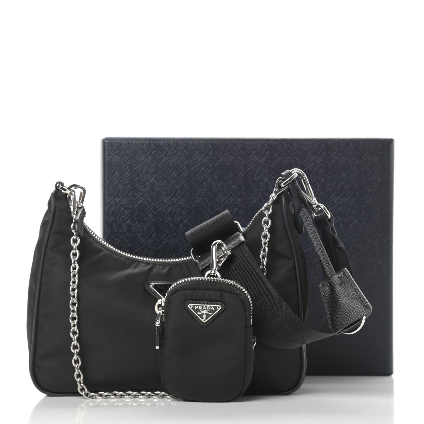 Nylon Re-Edition 2005 Shoulder Bag Black